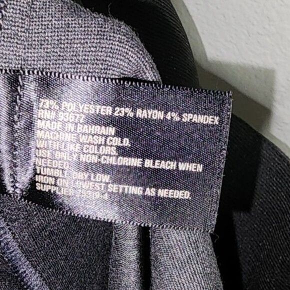 Worthington Women's Dark Grey Stretch Dress Pants Size M - Picture 4 of 5